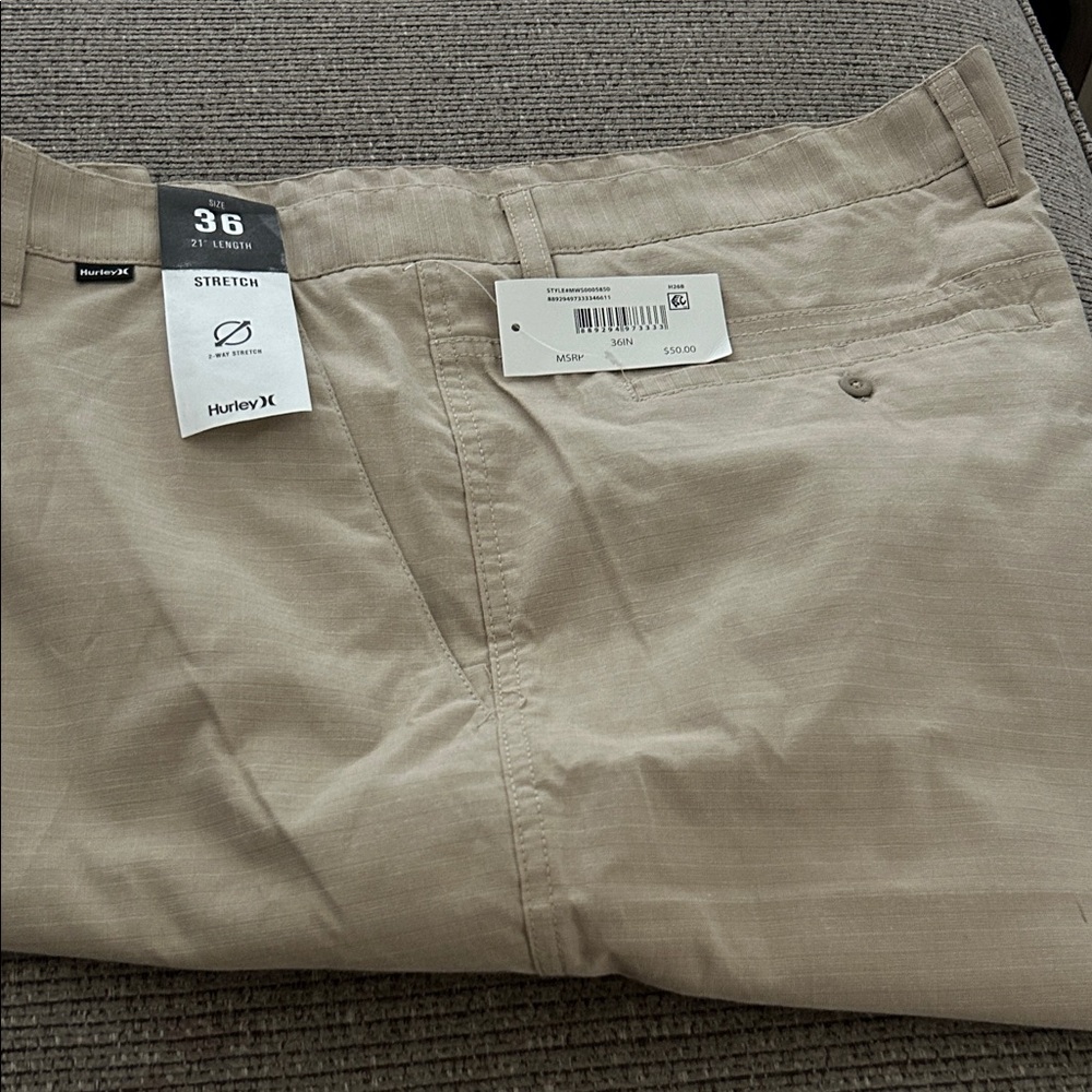 Hurley Men's Khaki Stretch Chinos